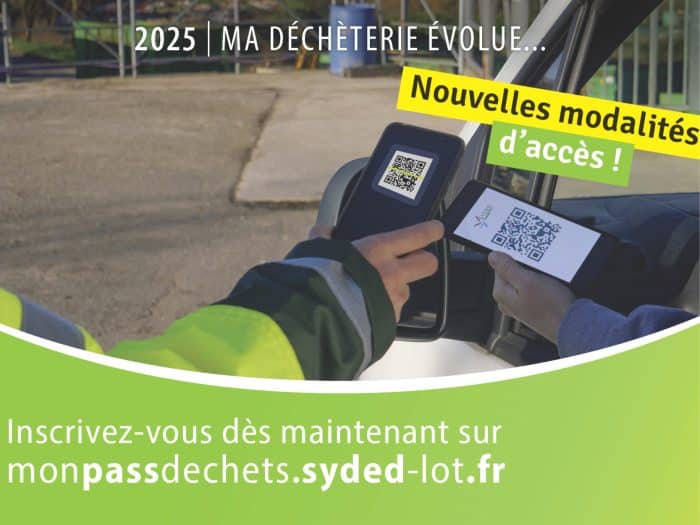 Déchèteries : nouvelles modalités d’accès pour 2025