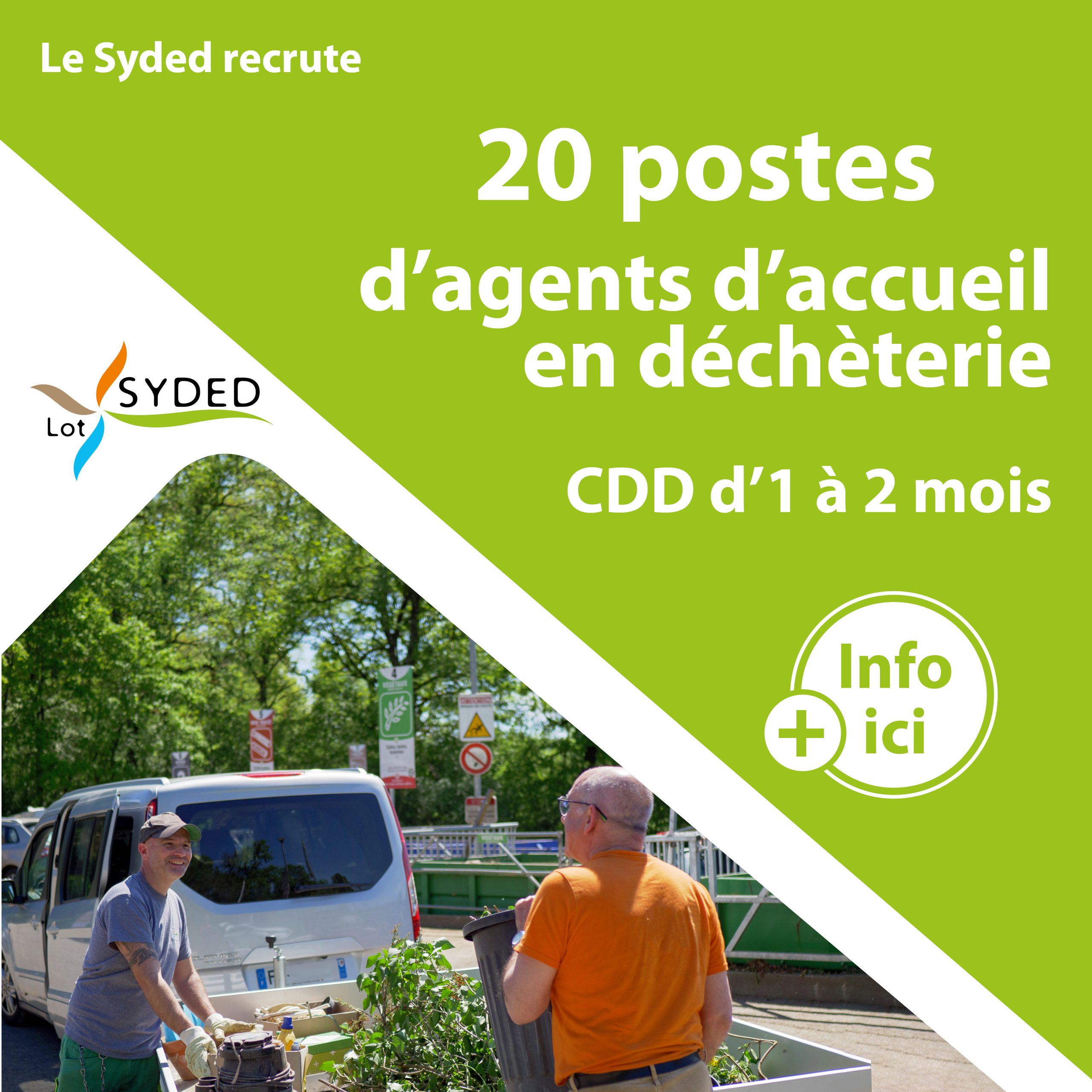 le syded du Lot recrute